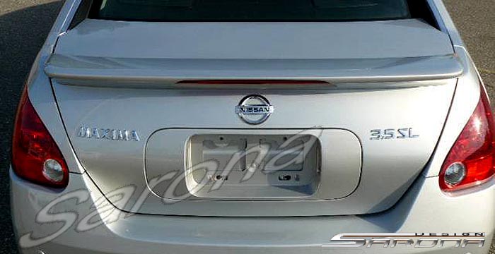 Custom Nissan Maxima Trunk Wing  Sedan (2004 - 2008) - $199.00 (Manufacturer Sarona, Part #NS-032-TW)